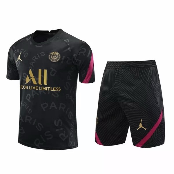 Entrenamiento Paris Saint Germain Conjunto Completo 2020/21 Negro Oro